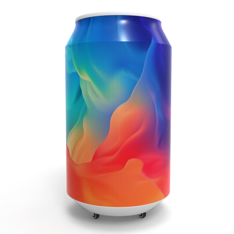 Anpassad Cola-reklam kan forma flexibel LED-sk&auml;rm