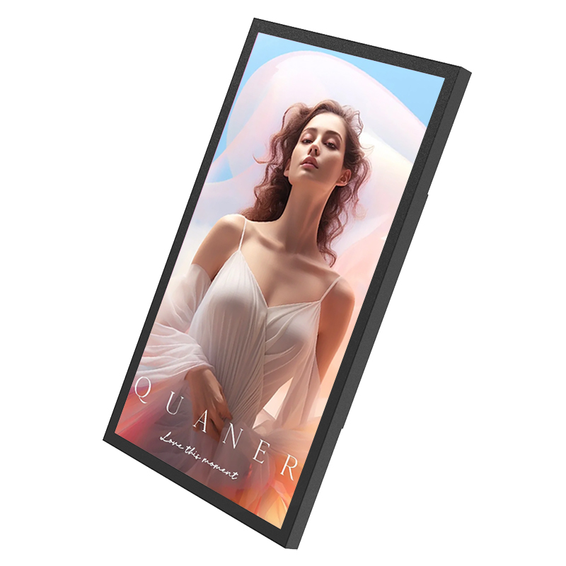 дубалга орнотулган 2500нит экраны IK10 деңгээли lcd дисплей жарнак белгиси жогорку жарыктык санарип тотем суу өткөрбөйт тышкы ip66 телевизор