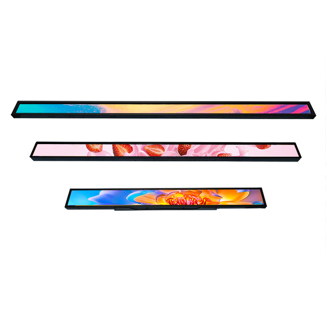  Рекламаи Wide Stretched Lcd Shelf Bar Screen Display Signage Digital