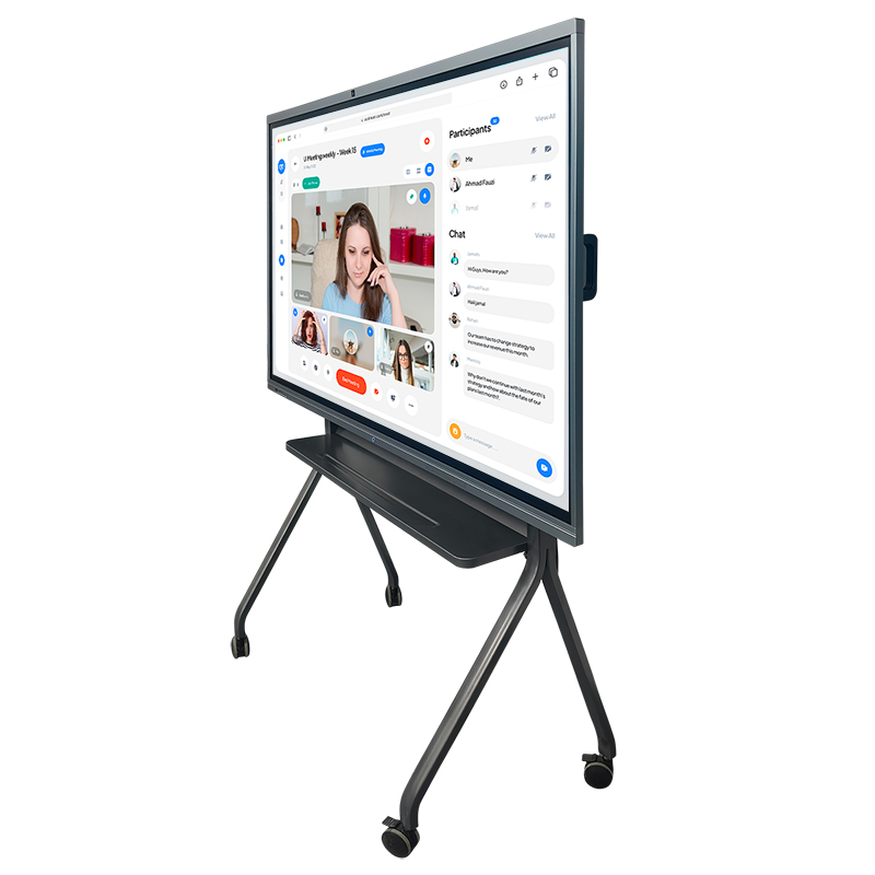 &Ouml;zelleştirme 65 İn&ccedil; Okul 4K LCD Dokunmatik Ekran Akıllı İnteraktif Beyaz Tahta