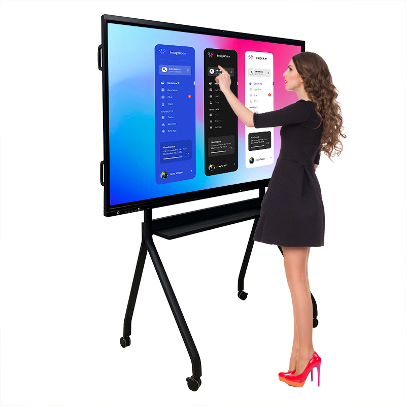 Educatief Multi Points Digitaal Klaslokaal Vergadering Tentoonstelling Slim Draagbaar Interactief Infrarood Finger Touch Whiteboard