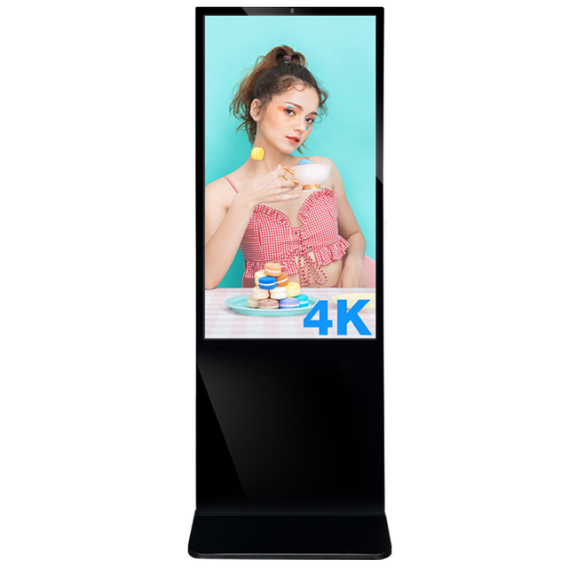 Skrin Sentuh Kapasitif Interaktif Semua dalam Satu Papan Tanda Digital Maklumat Berdiri Android Windows