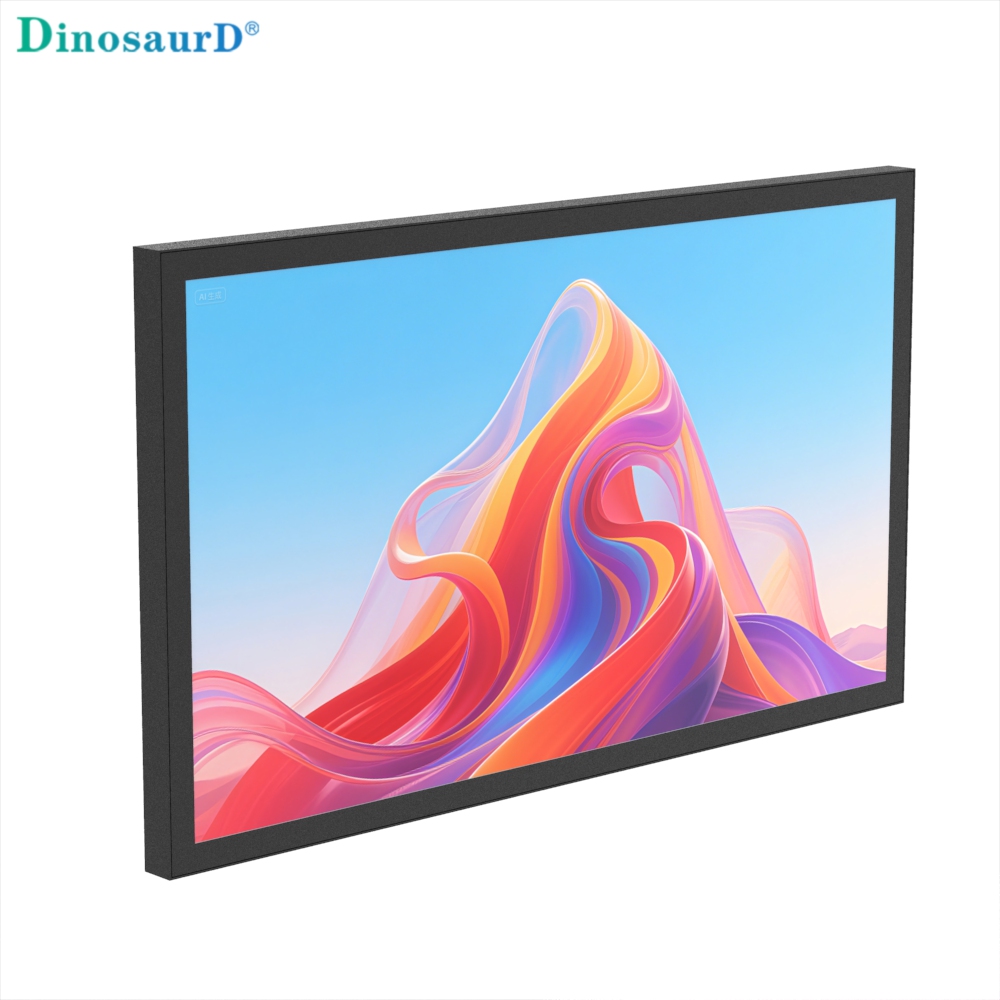 IK10 Klasse 5 mm AG ge&auml;tztes geh&auml;rtetes Glas f&uuml;r den Au&szlig;enbereich, Wandmontage, LCD-Werbe-Player-Bildschirm, 2500 Nits, wasserdichte IP66-Beschilderung