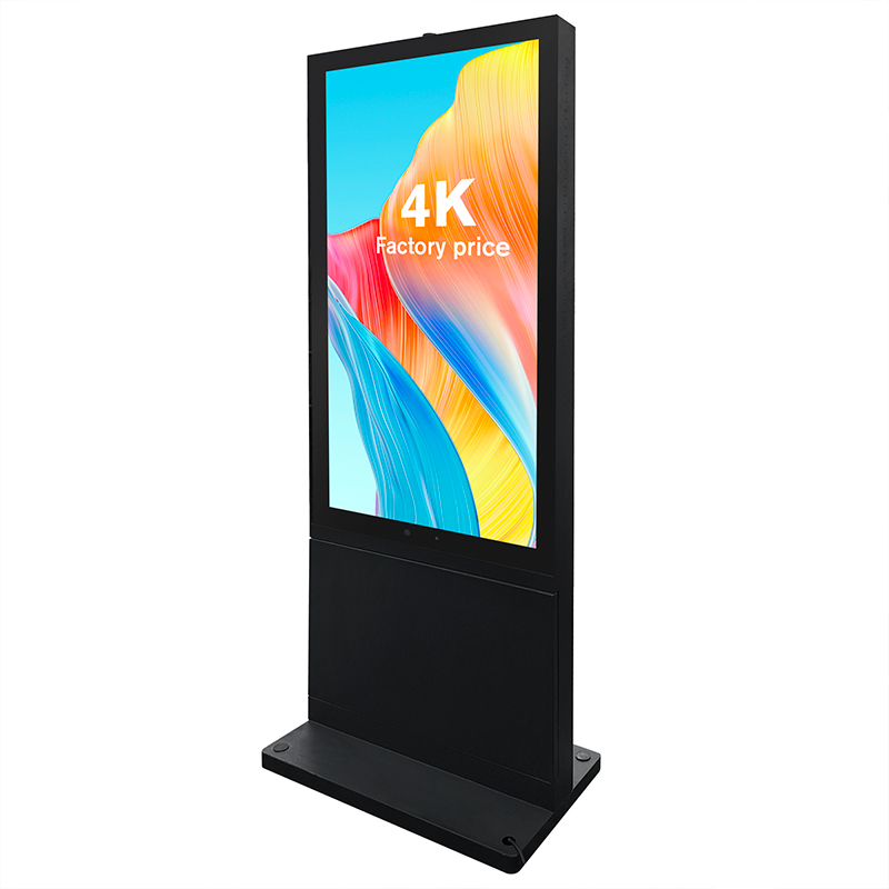 Kiosk Interaccitve Paparan Luar Sarung Aluminium Sebelah Sebelah