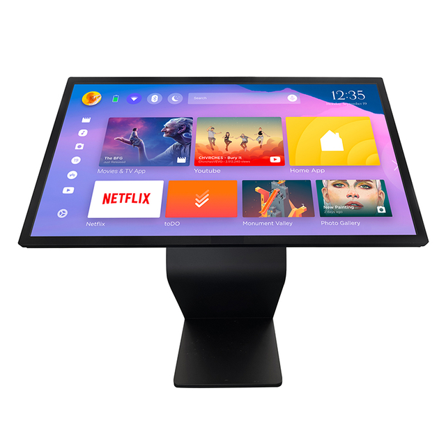 Sinjalizime dixhitale K Stand horizontal me ekran me prekje 32 in&ccedil; Informacione p&euml;r vet&euml;sh&euml;rbimin K Kiosk