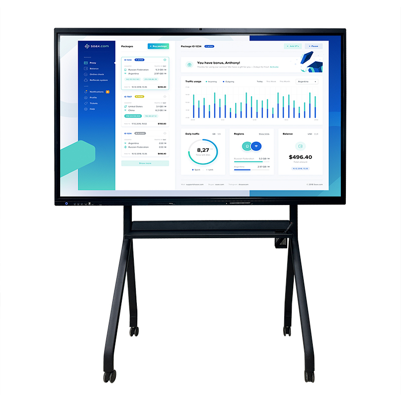 goedkope prijs Best verkochte display Flat Panel LCD Anti-glare 4K elektronisch digitaal slim vergaderlokaal Interactief infrarood aanraakwhiteboard