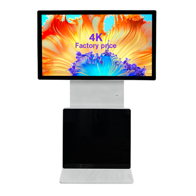 360 e brendshme me ekran fleksib&euml;l me prekje Sinjalizime dixhitale rrotulluese t&euml; ekranit LCD Stand Lojtari nd&euml;rveprues Kiosk&euml; reklamimi rrotulluese