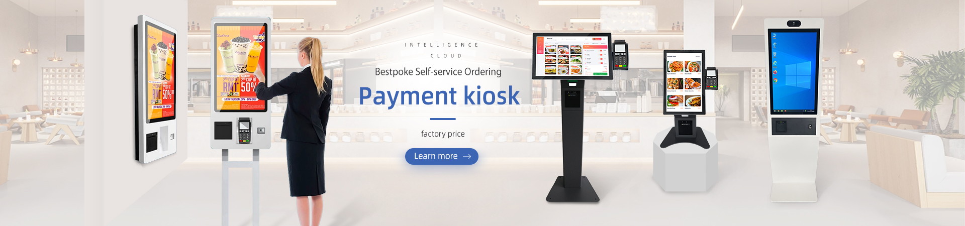 Самаабслугоўванне-Touch-Payment-Кіёск