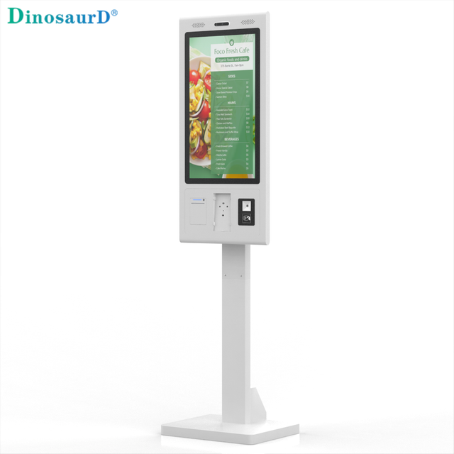 Grosir Kios Digital Layar 24 Inci NFC 80Mm Kwitansi Barcode Pindai POS Hlder Semua Dalam Satu Layanan Mandiri Kisok