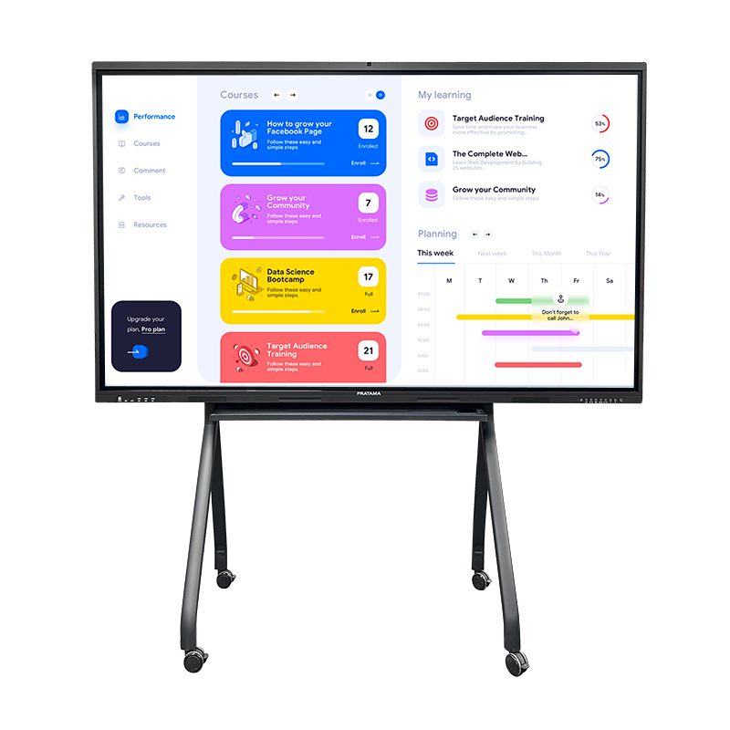 G&uuml;nstiger Preis Duales System Klassenzimmer Besprechungsraum Elektronischer digitaler Finger-Touchscreen Schule Intelligentes digitales interaktives Whiteboard