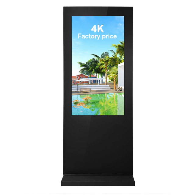 2500nit bus station shopping mall street bus station lcd screen media ip65 vendo player display stand velit high claritas totem