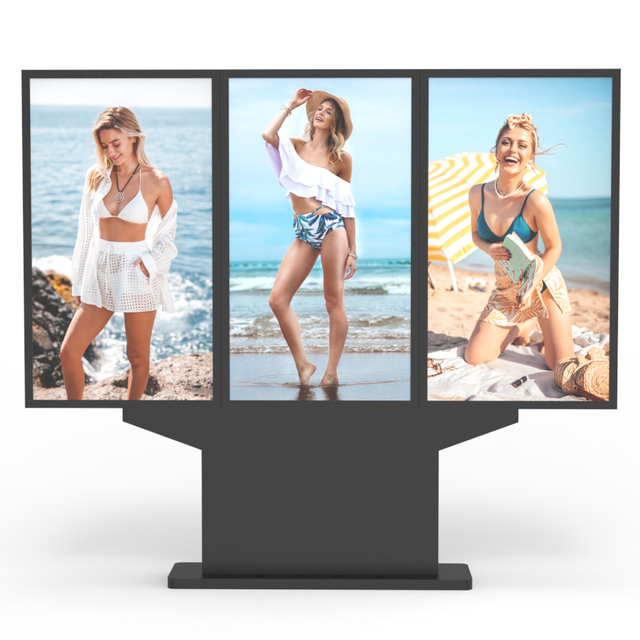 tecnologia fotosensibile intelligente stand commerciale schermo digitale lcd lettore video pubblicitario ad alta luminosit&agrave; segnaletica tv ip66 
