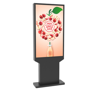 Tampilan Video Gambar Pemasaran Luar Ruangan Layar LCD Sensor Cahaya 3000nits Penyesuaian Otomatis Digital Signage Hemat Energi