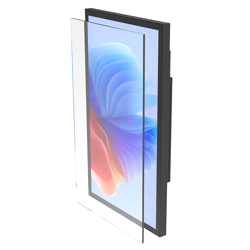 Android Media Player, wasserdicht, hochaufl&ouml;sender LCD-Totem mit hoher Helligkeit, Outdoor-Digital Signage, Wandhalterung, IP66-Bildschirm
