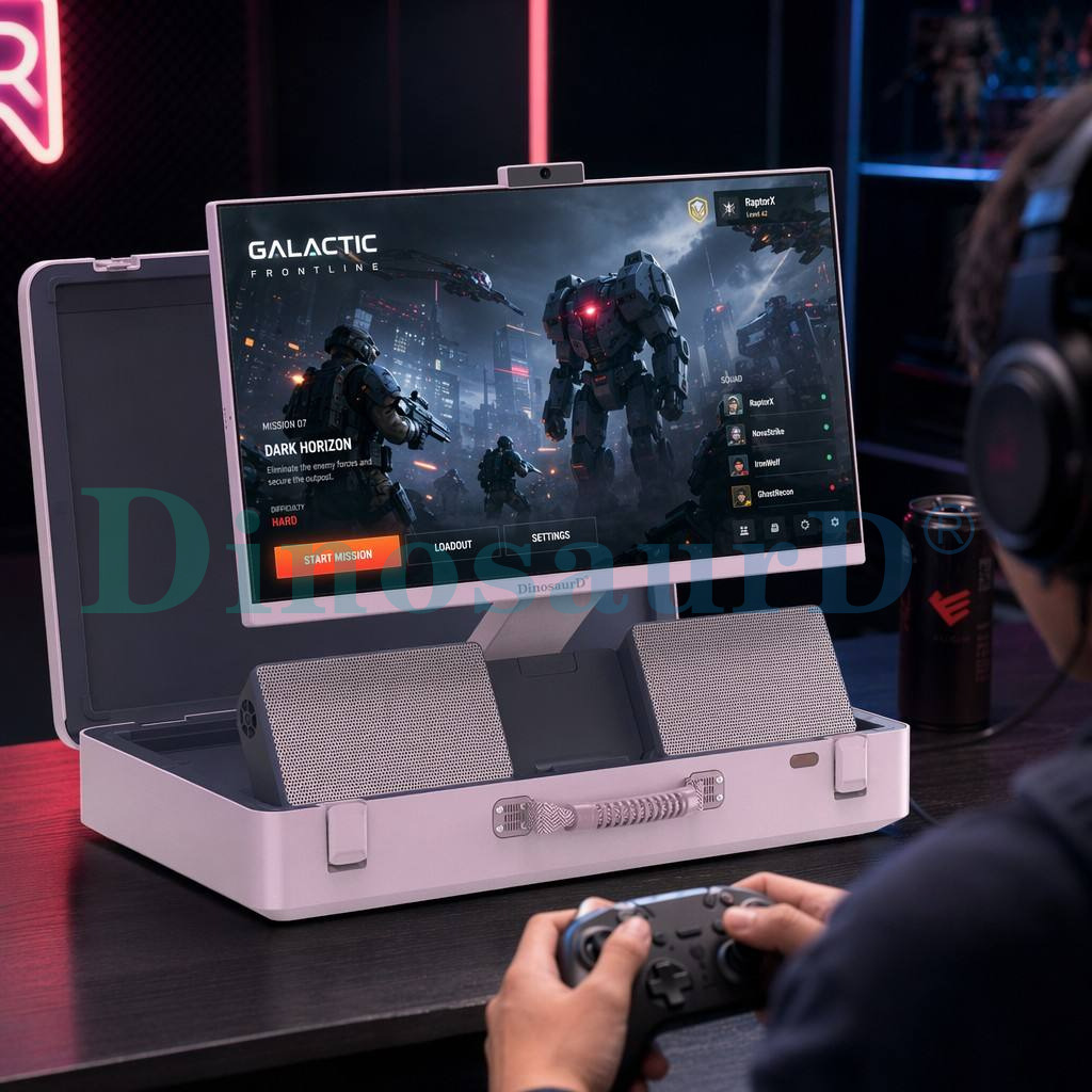 27 duim Android 14 Aktetas Kapasitiewe Tablet PC Wi-Fi Raakskerm Draagbare tas TV